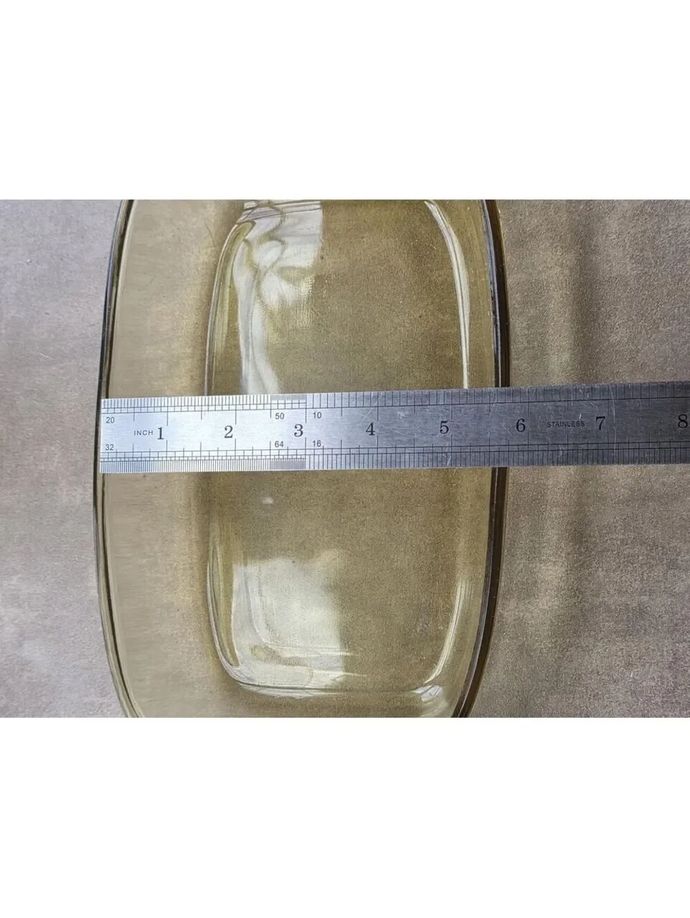 Vintage Dynaware Pyr-O-Rey Amber Glass Baking Dish Mexico 20